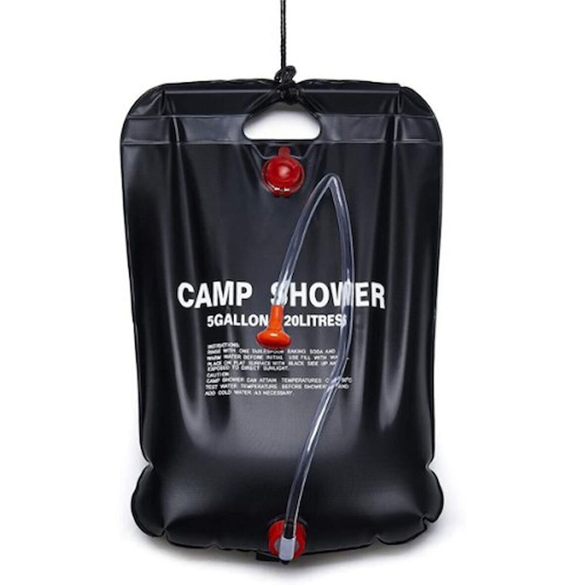 Periboia 20 Litre Solar Isıtıcılı Kamp Duş Torbası