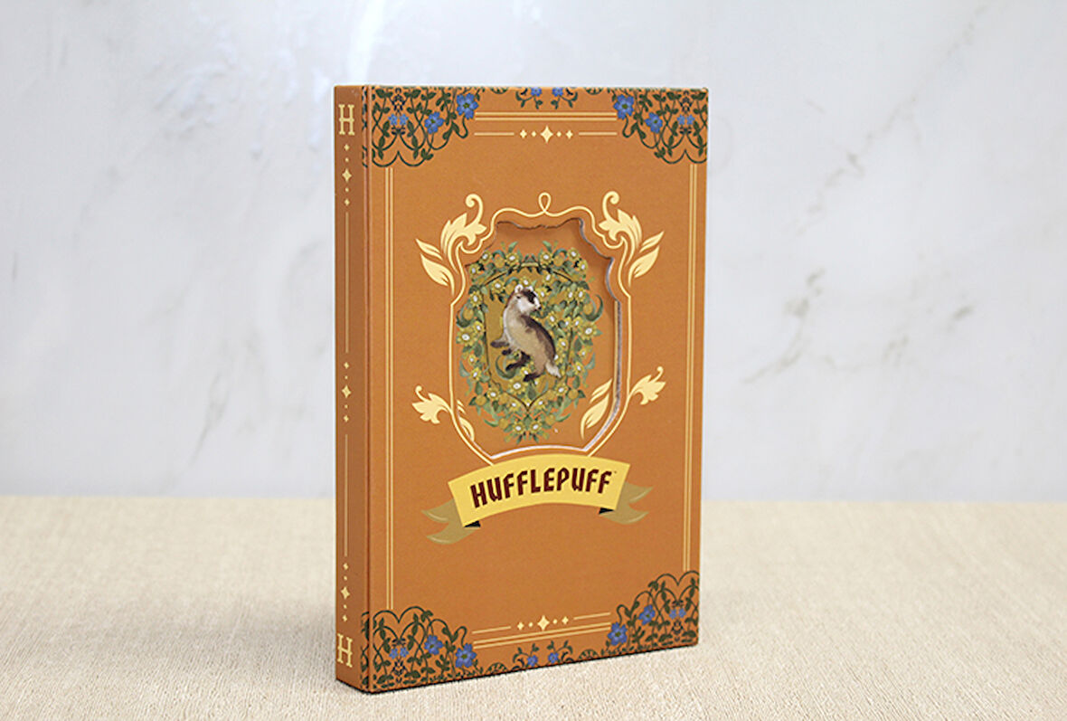 Periboia Harry Potter Hufflepuff Deri Defter
