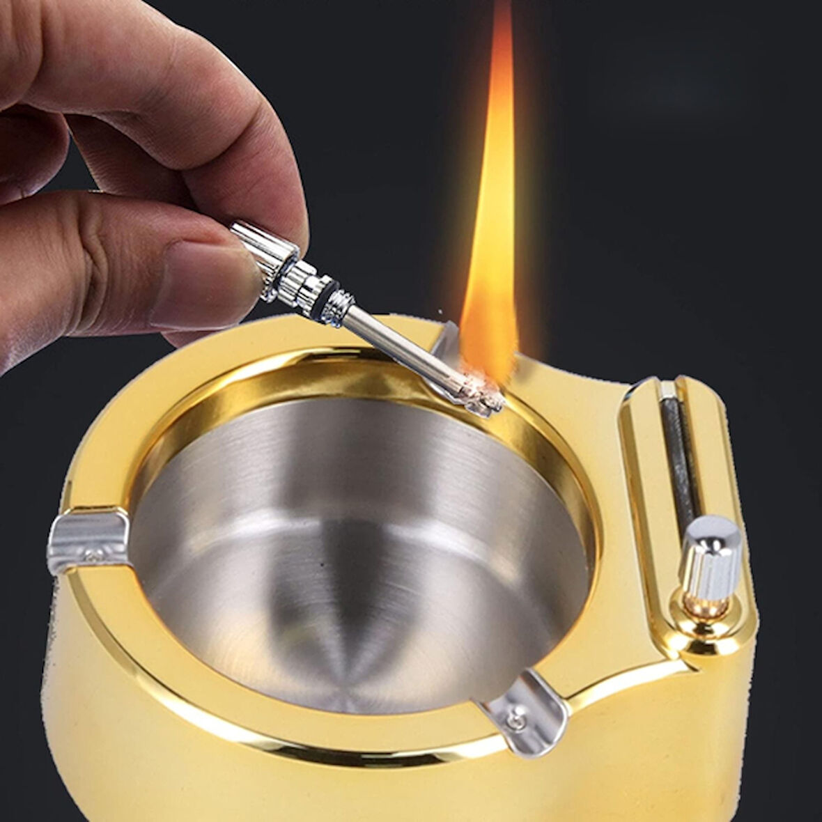 Periboia Metal Kibritli Küllük