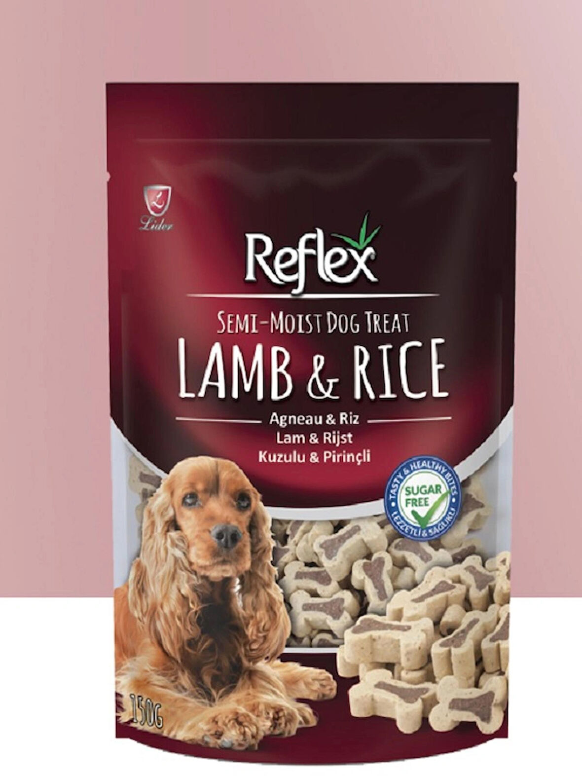 Reflex Semi Moist Kuzu Pirinçli Köpek Ödül Maması 150Gr.