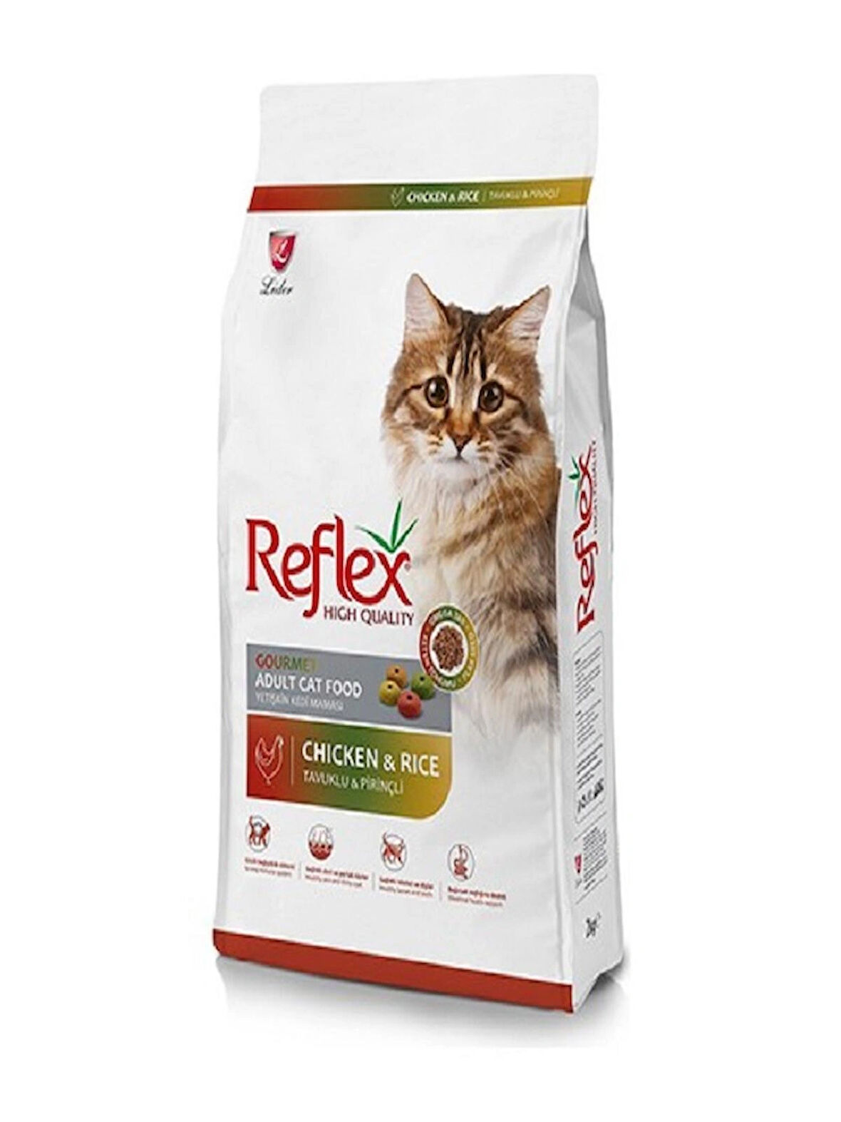 Reflex 2kg Adult Cat Multıcolor Chıcken