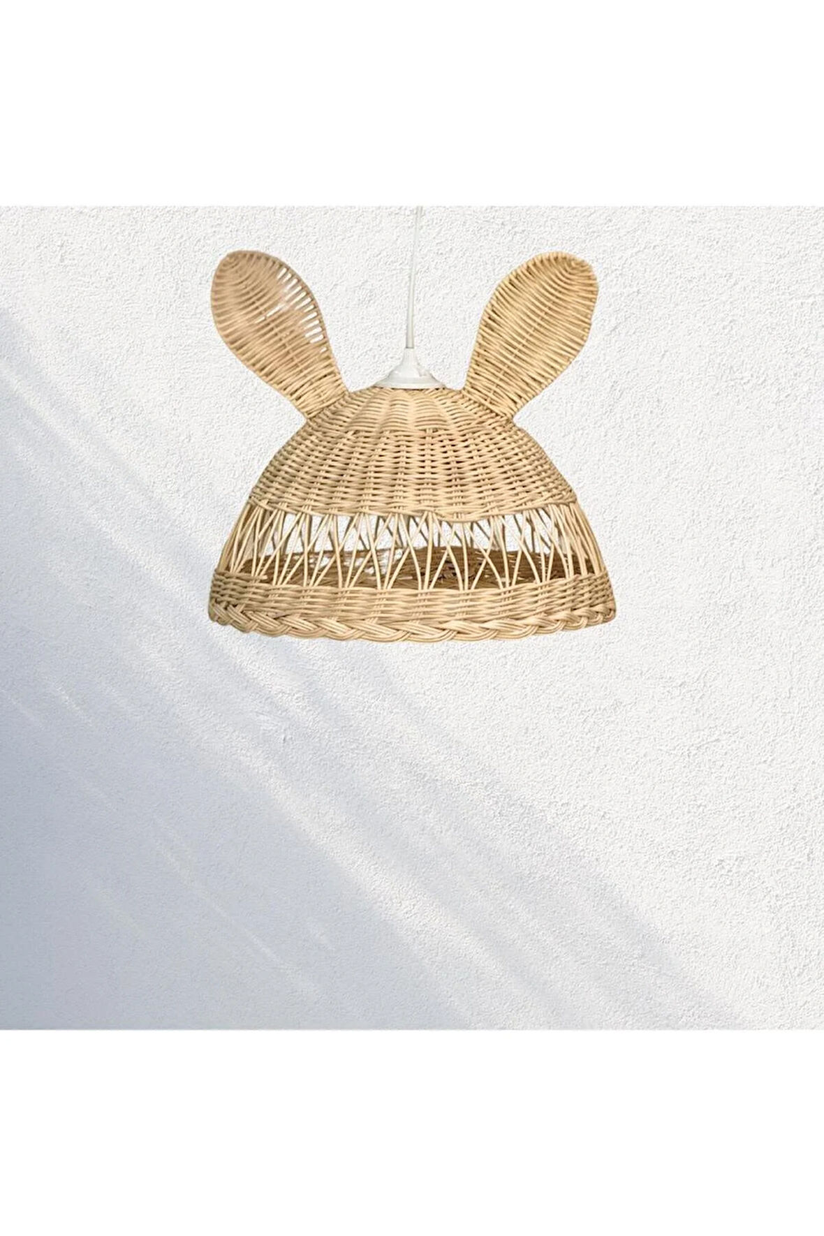 Bunny Rattan Bambu Avize