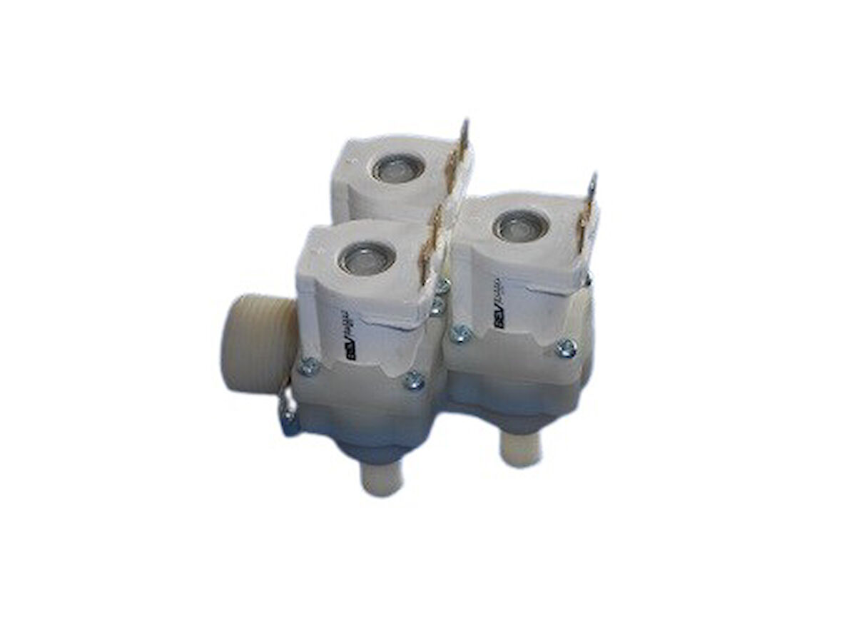 VENTİL ÜÇLÜ 90C PLASTİK GEÇMELİ (24V AC/DC) 10,5MM