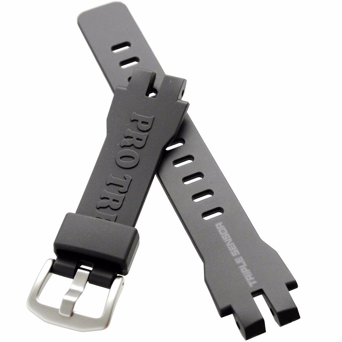 Casio PRG-300 PRW-3100 Gri Orijinal Silikon Saat Kordonu