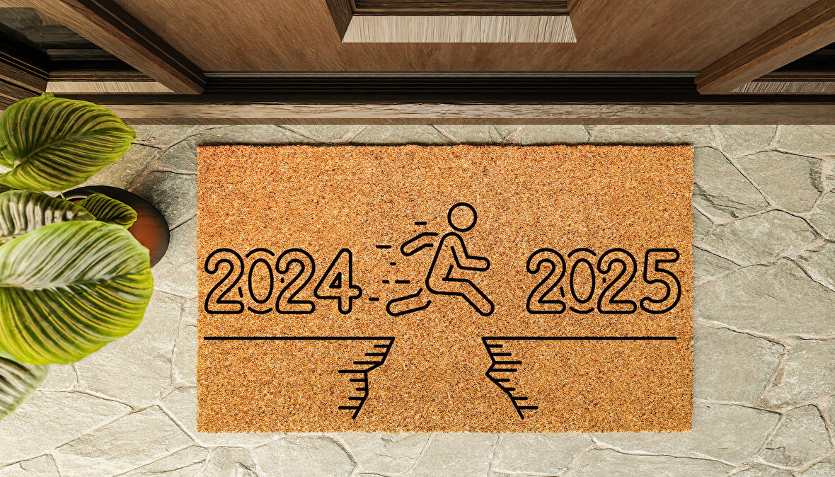 Kapı Önü Paspası Yeni Yıl 2025 Özel Tasarım Koko Model 168