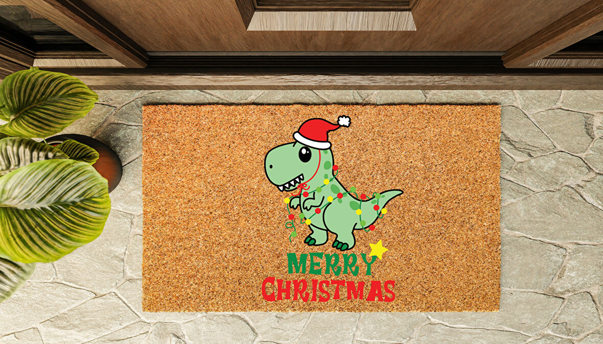 Kapı Önü Paspası Yeni Yıl 2025 Özel Tasarım Koko Model 184