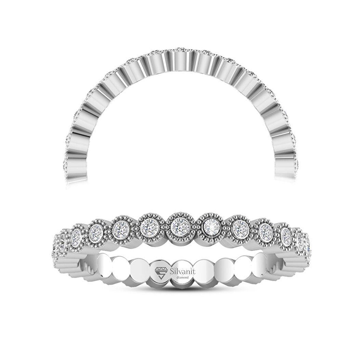 0,20 Karat Pırlanta Tamtur Yüzük