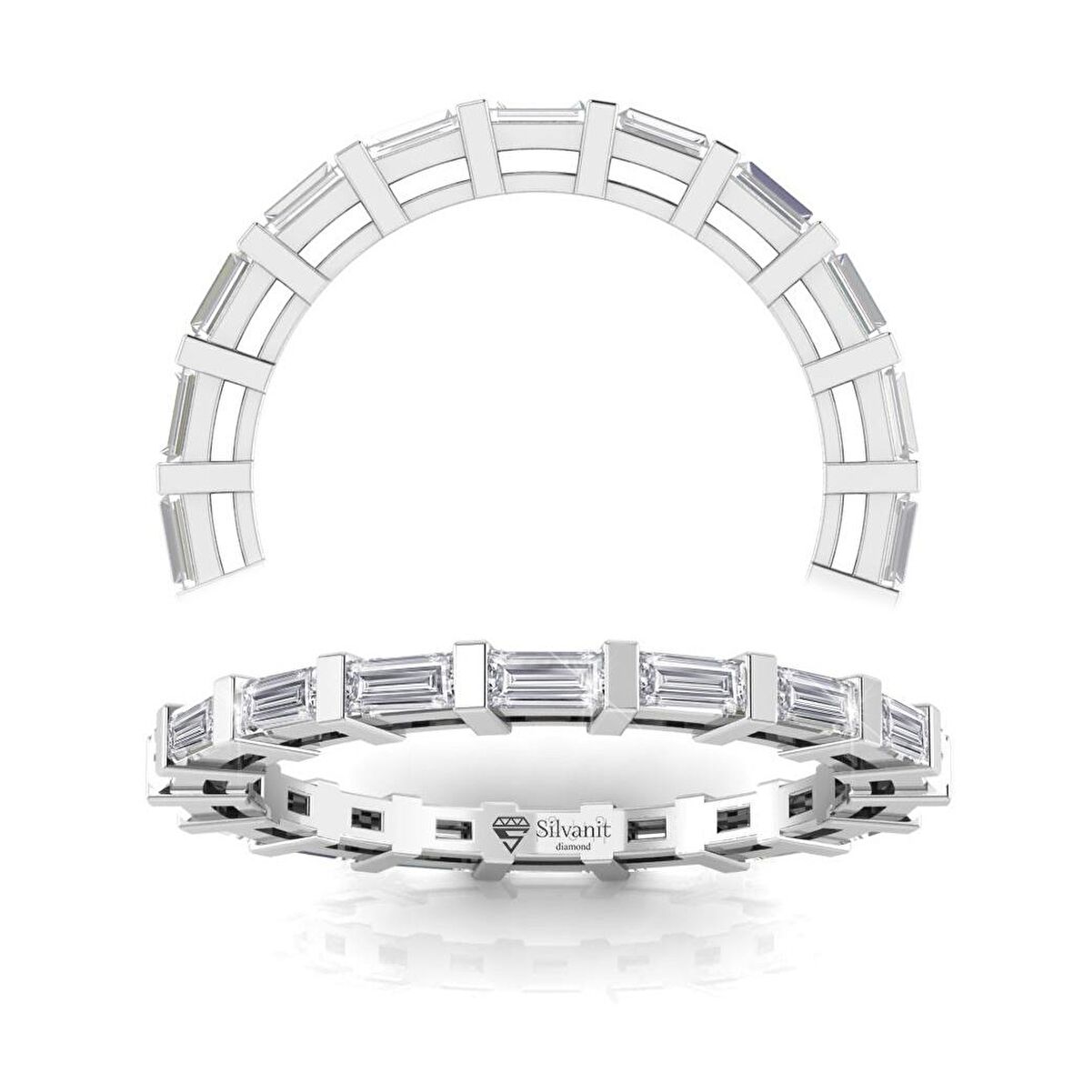 0,80 Karat Tamtur Baget Yüzük