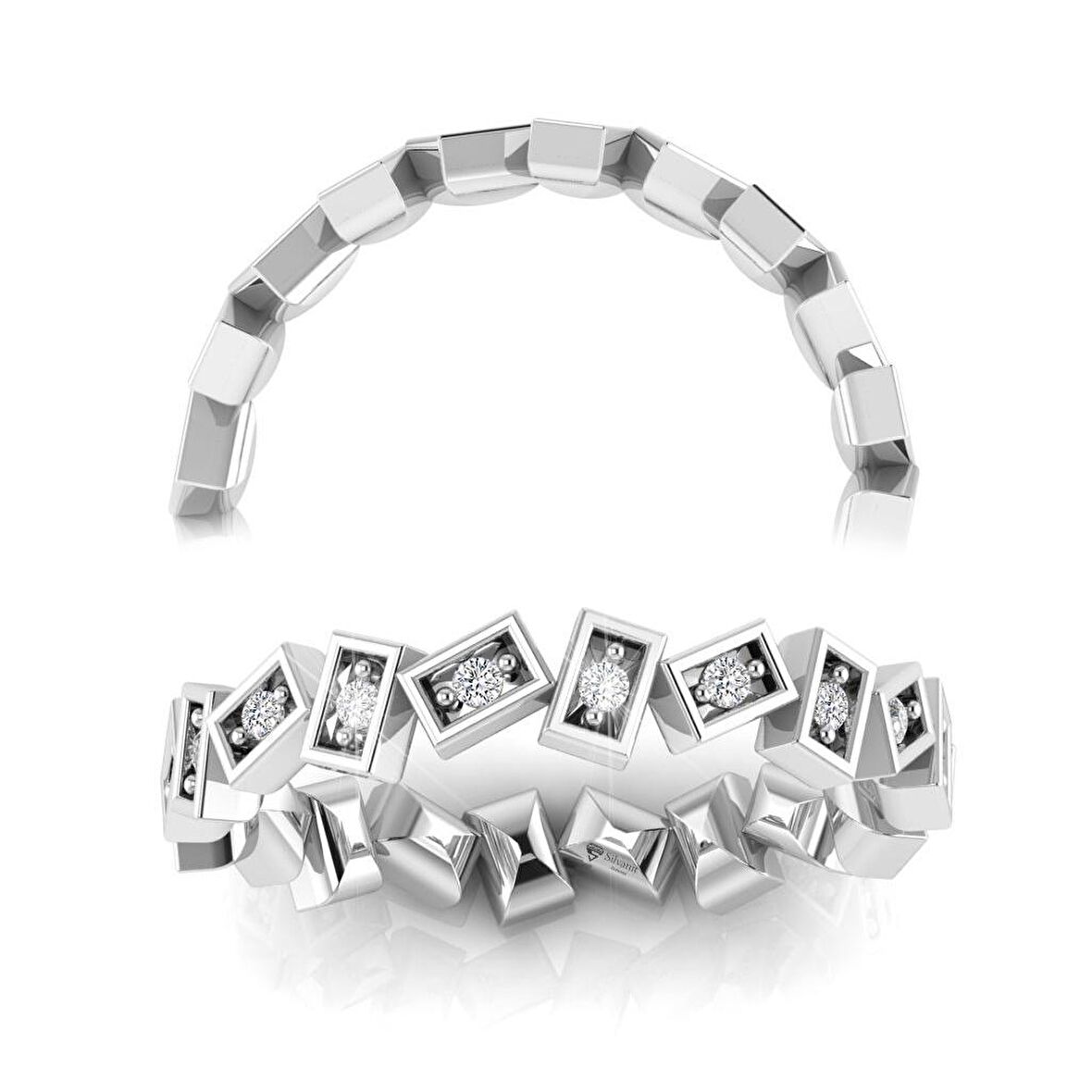 0,20 Karat Pırlanta Tamtur Yüzük