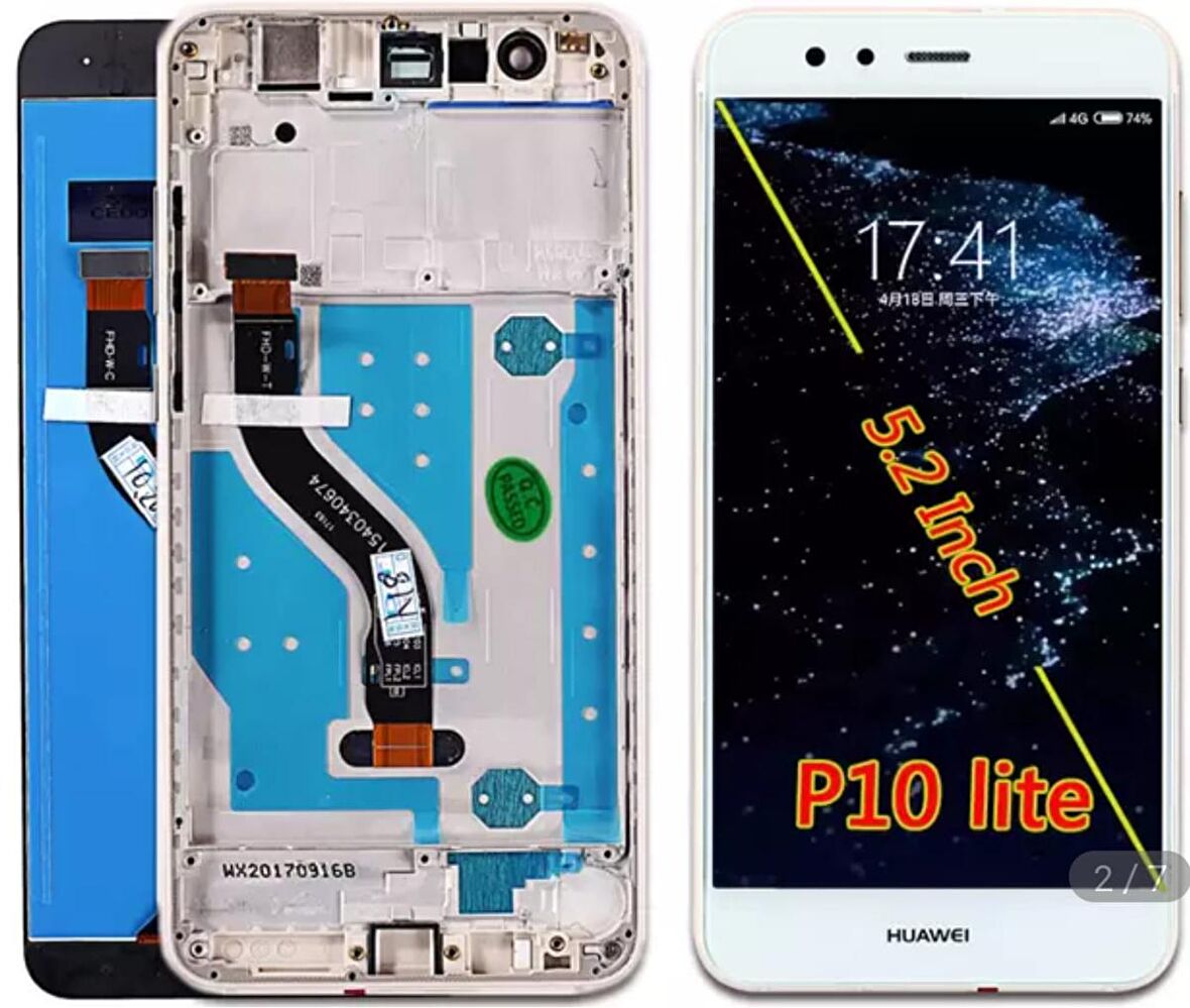 Huawei P10 Lite Lcd Full Çıtalı Ekran Dokunmatik