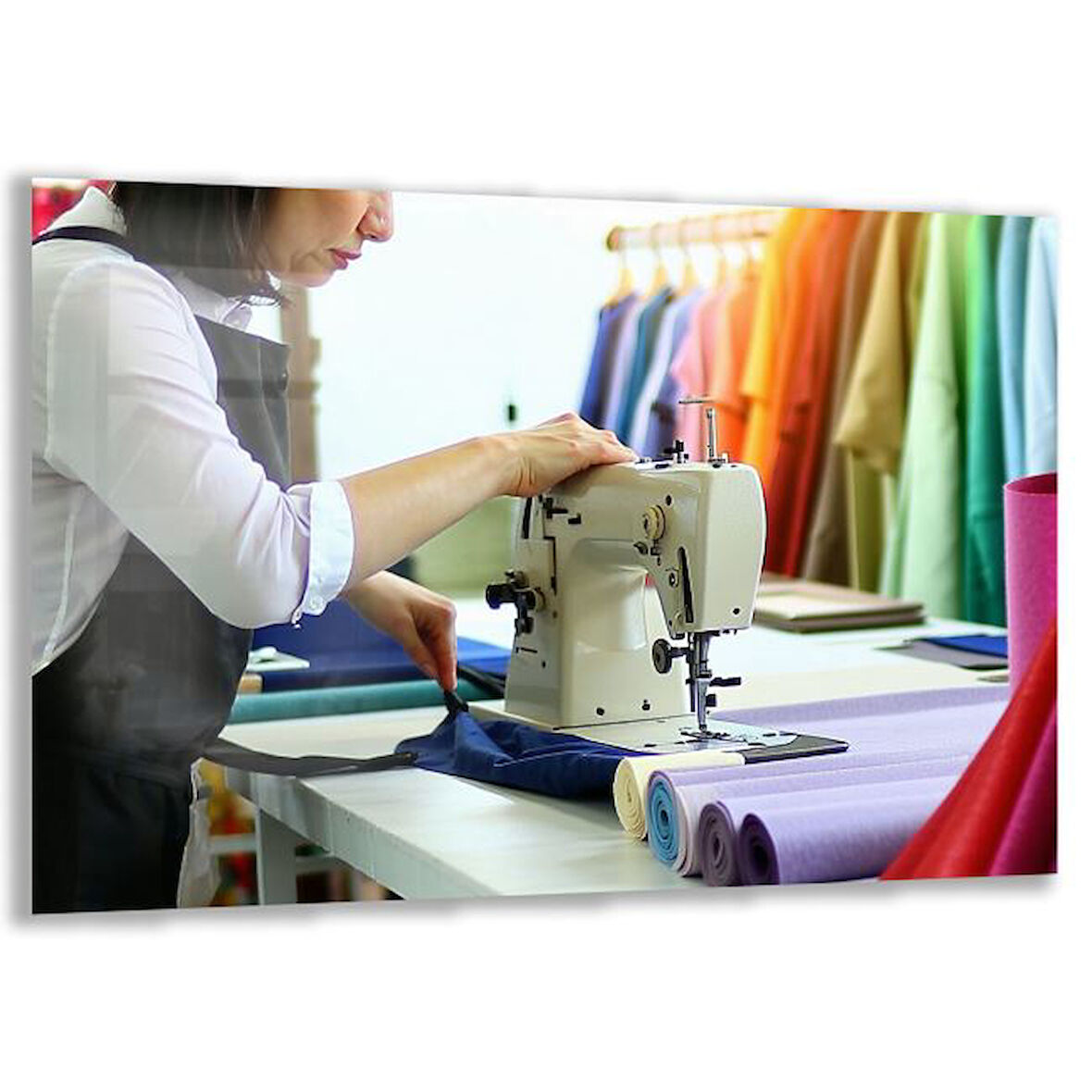 Mesleki Cam Tablo - Modacı - Yatay Motif 08-126