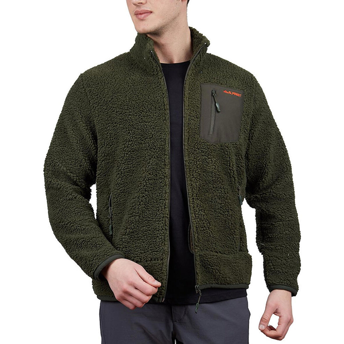 Outdoor Alpinist Plus Teddy Erkek Polar Mont Haki (600506)