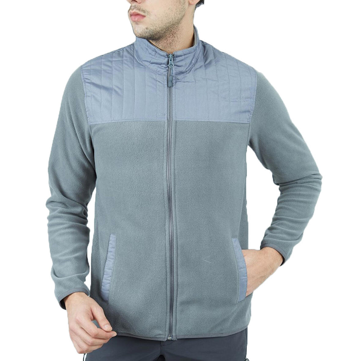 Outdoor Alpinist Zeta Erkek Polar Mont Gri Melanj (600507)