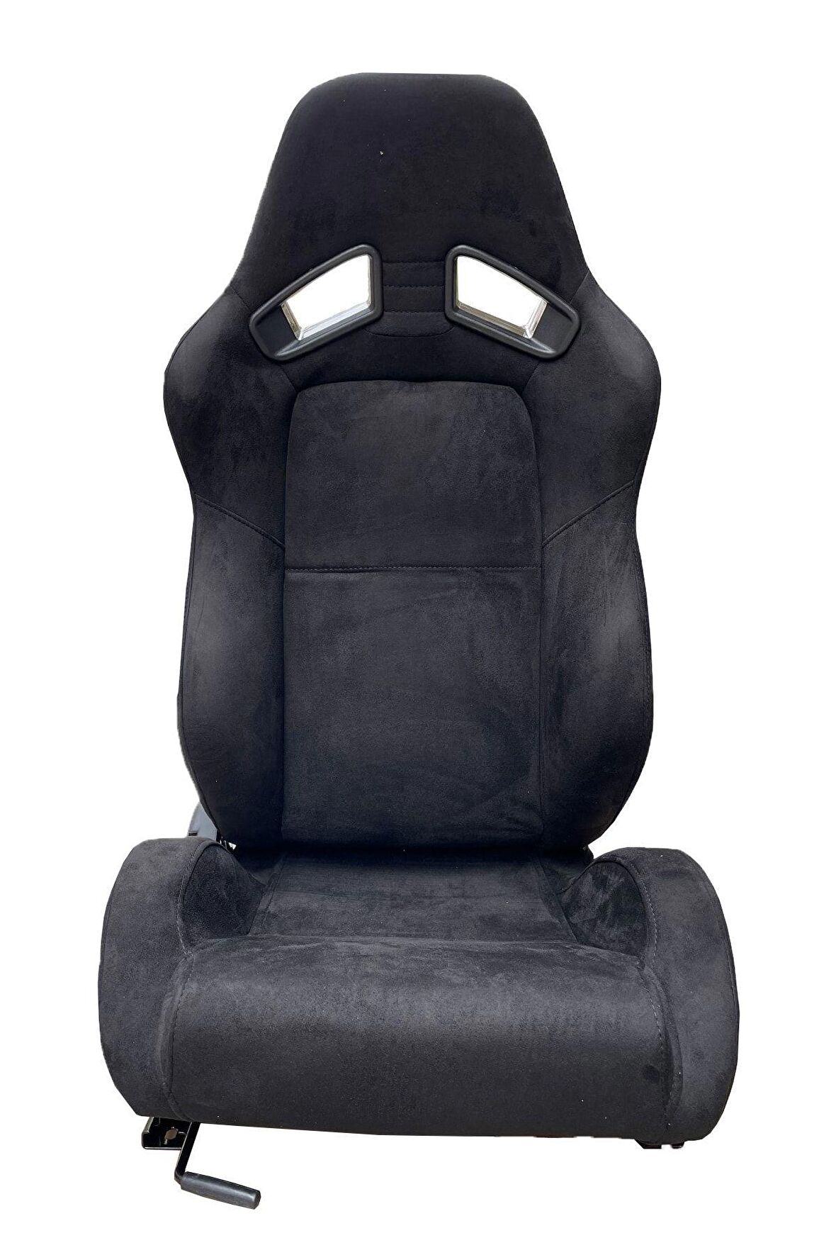 Spor Koltuk Alcantara Siyah Süet 1 Takım 2 Adet