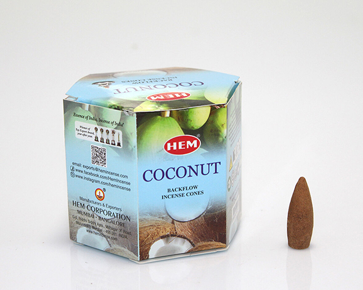 Coconut Aromalı Geri Akış Tütsü 