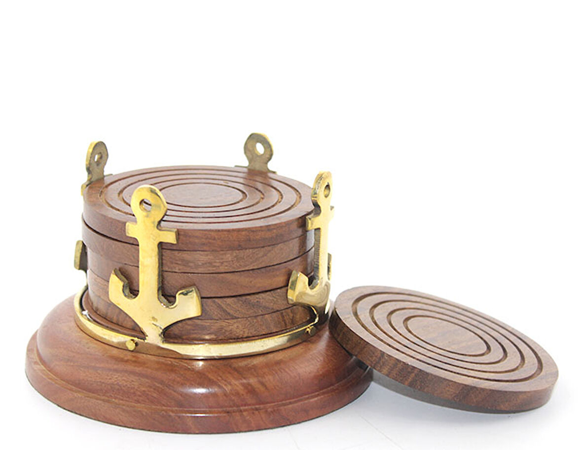 Pirinç Çapalı Bardak Altı Model 1 