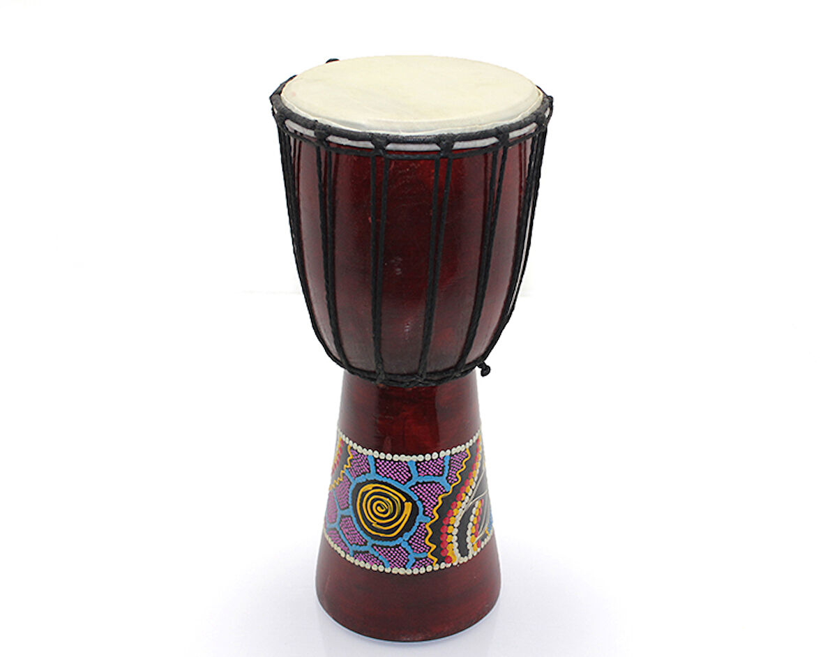 Batikli Ahşap Darbuka 30 Cm 