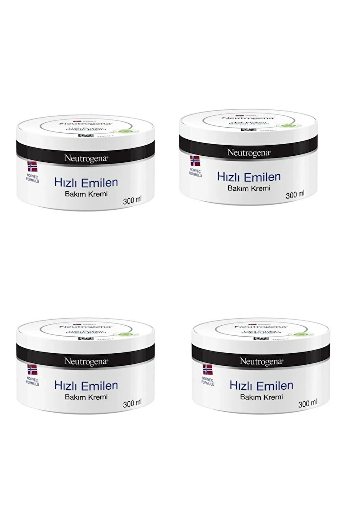 Norveç Formülü Hizli Emilen Bakim Kremi 300 ml X 4