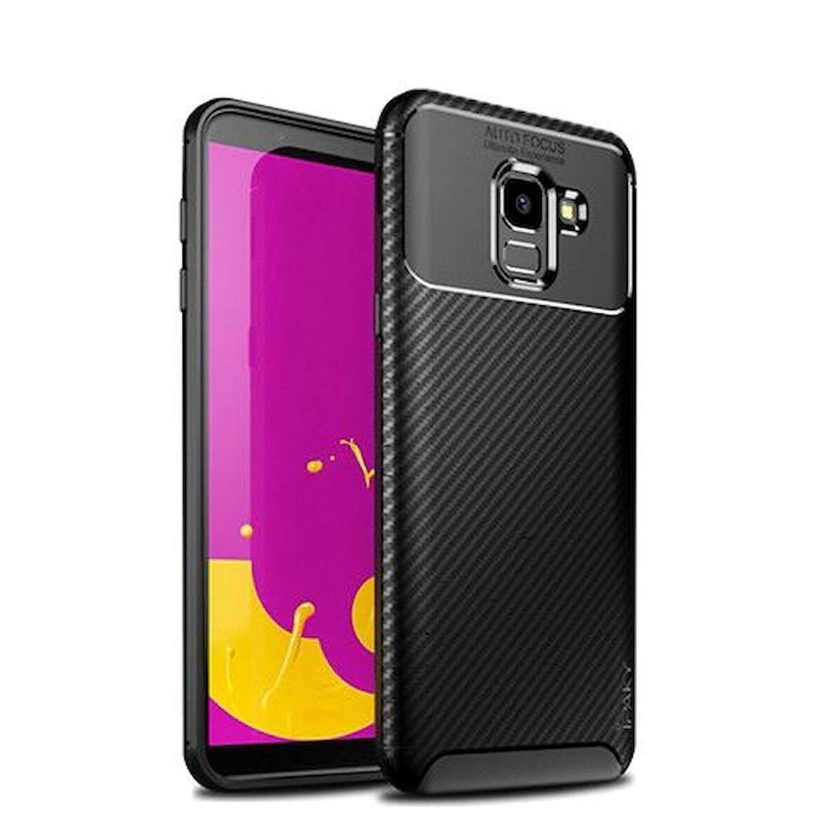 Smcase Samsung Galaxy S9 Kılıf Ultra Soft Negro Karbon Silikon 