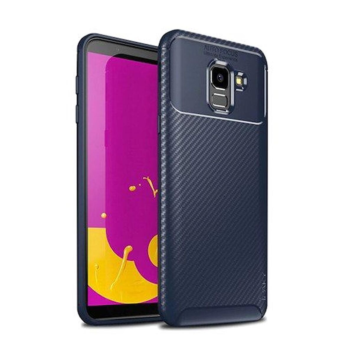 Smcase Samsung Galaxy S9 Kılıf Ultra Soft Negro Karbon Silikon 