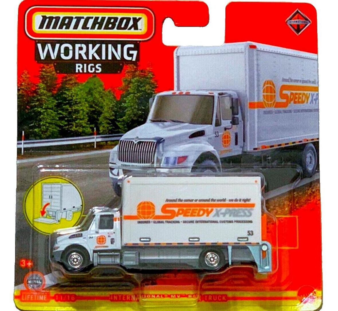 2023 MATCHBOX WORKING RIGS INTERNATIONAL MV BOX TRUCK