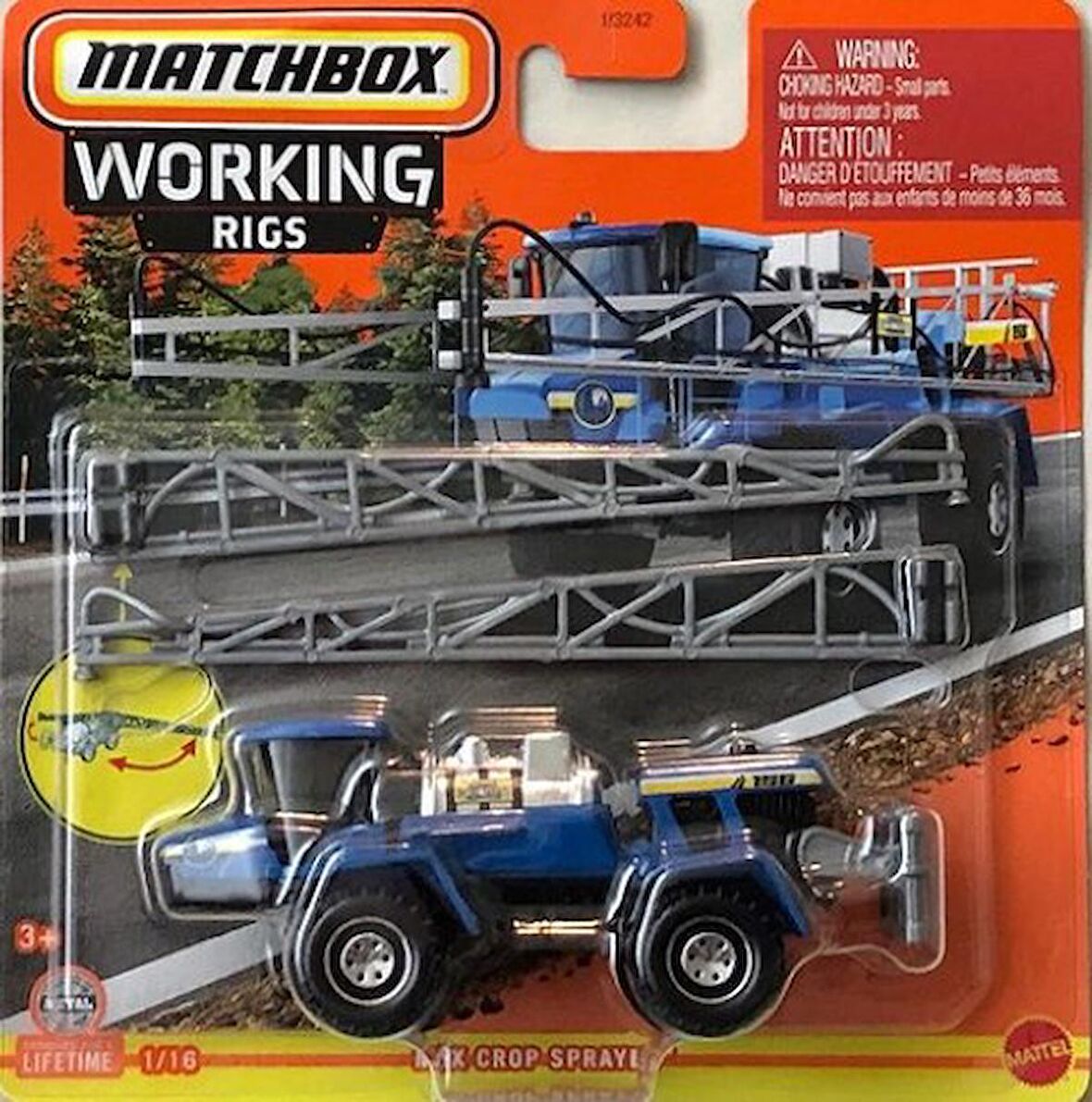 MBX Crop Sprayer in Dark Blue with “Byrd Farms”
