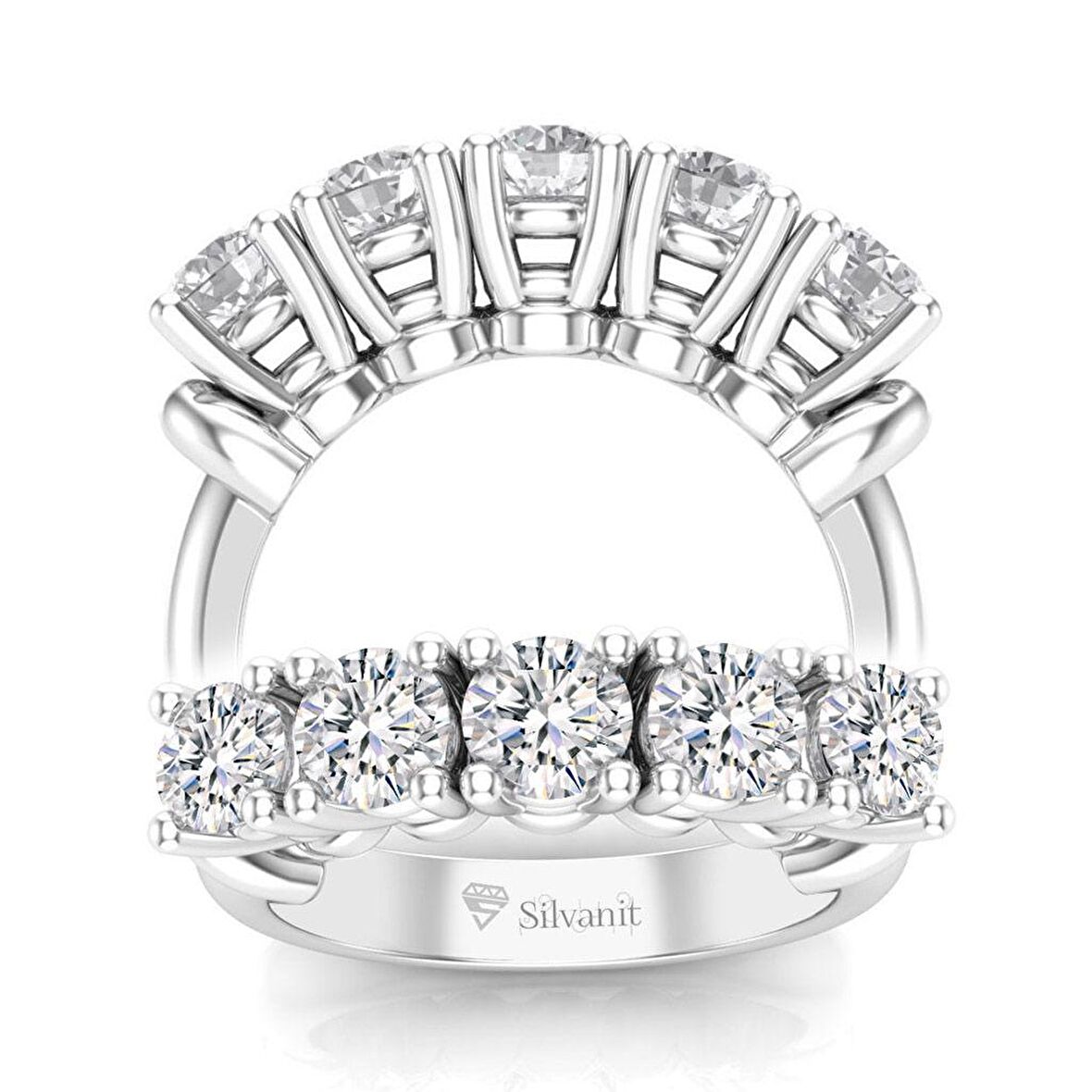 1,50 Karat Pırlanta Beştaş Yüzük