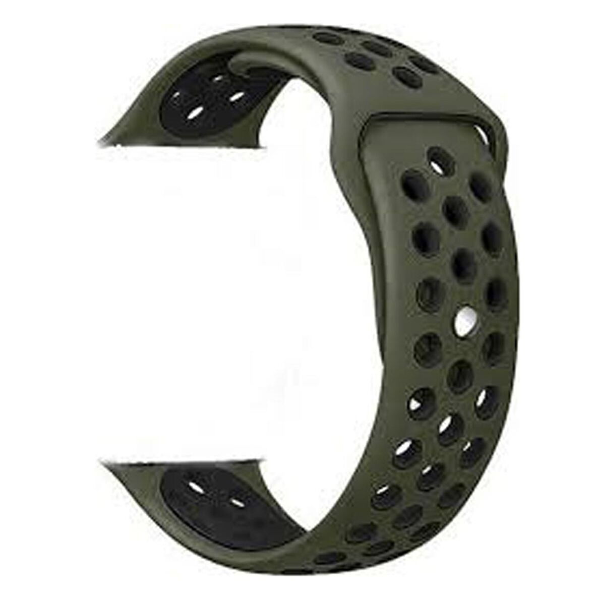 Gpack Samsung Galaxy Watch 3 45mm Kordon Delikli Çift Renk Silikon