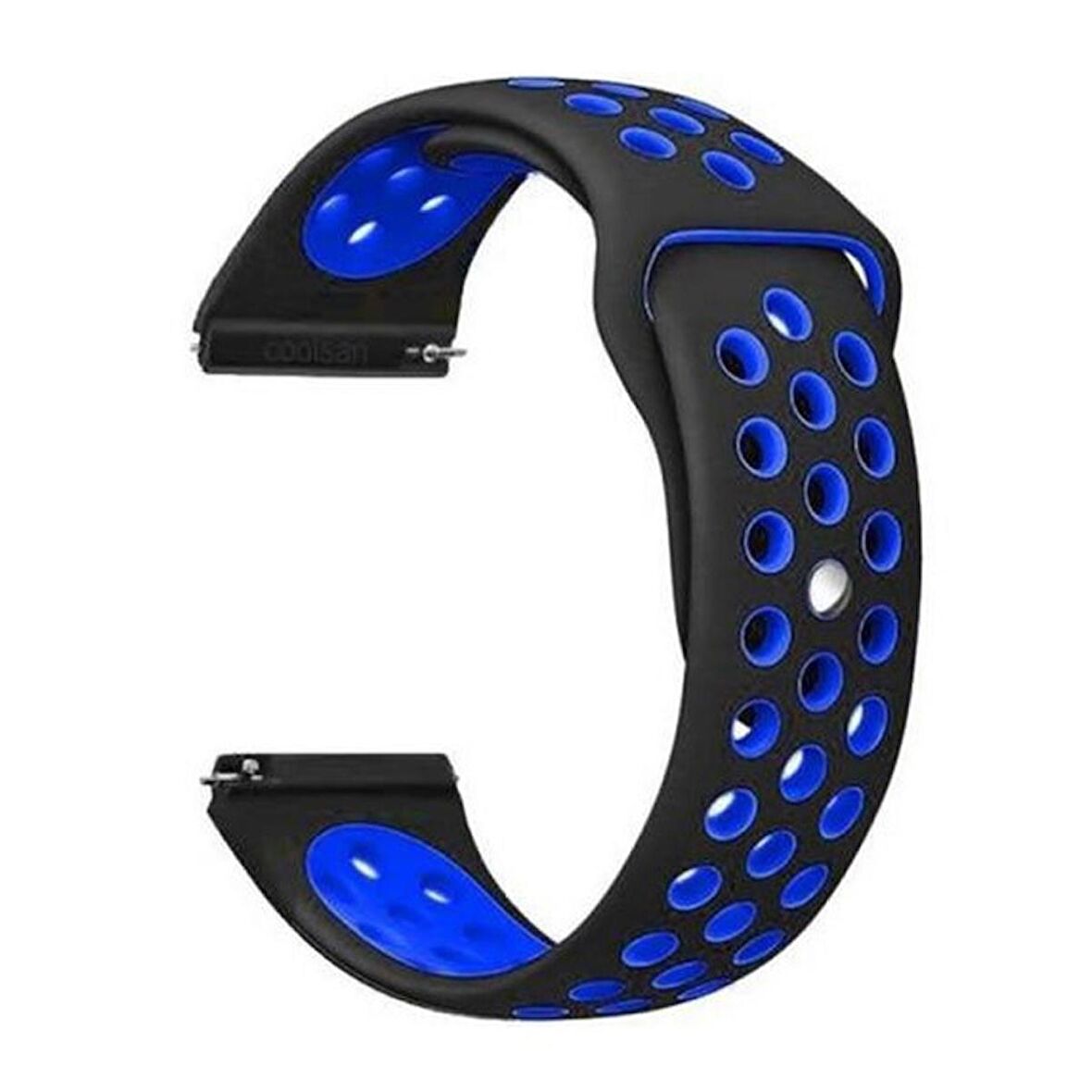 Gpack Huawei Watch GT 2E 46mm Kordon Delikli Çift Renk Silikon
