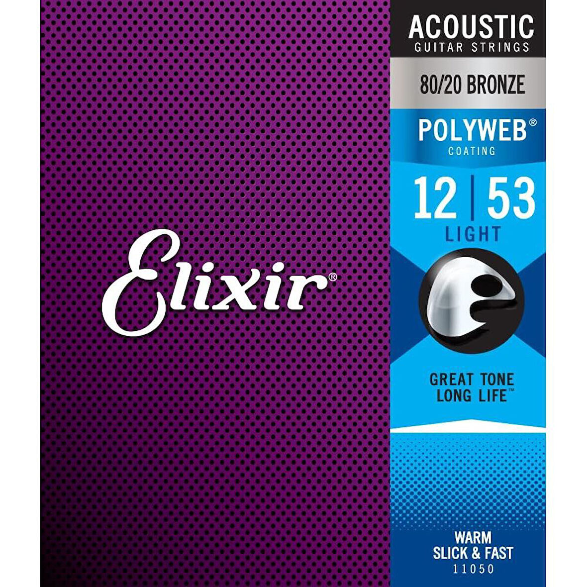 Elixir Polyweb Bronze Light Akustik Gitar Teli (.012-.053)