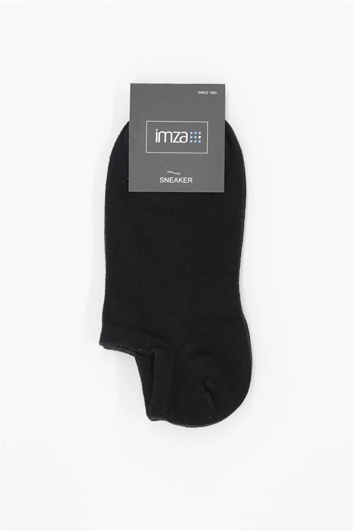 Siyah Düz Pamuklu Suprem Sneaker Çorap 1060250151