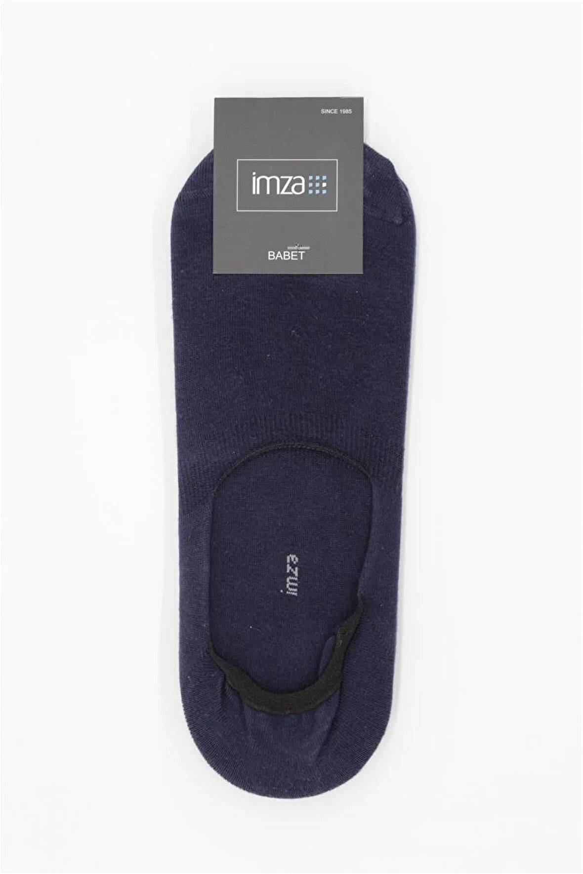 Koyu Lacivert Düz Pamuklu Suprem Babet Çorap 1060250153