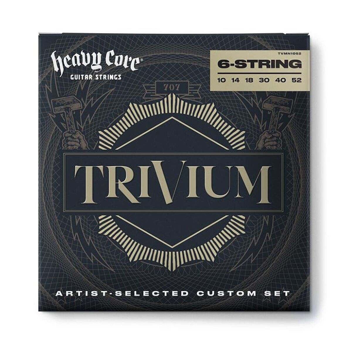 Jim Dunlop TVMN1052 Trivium El Nkl Set Elektro Gitar Teli (10/52)