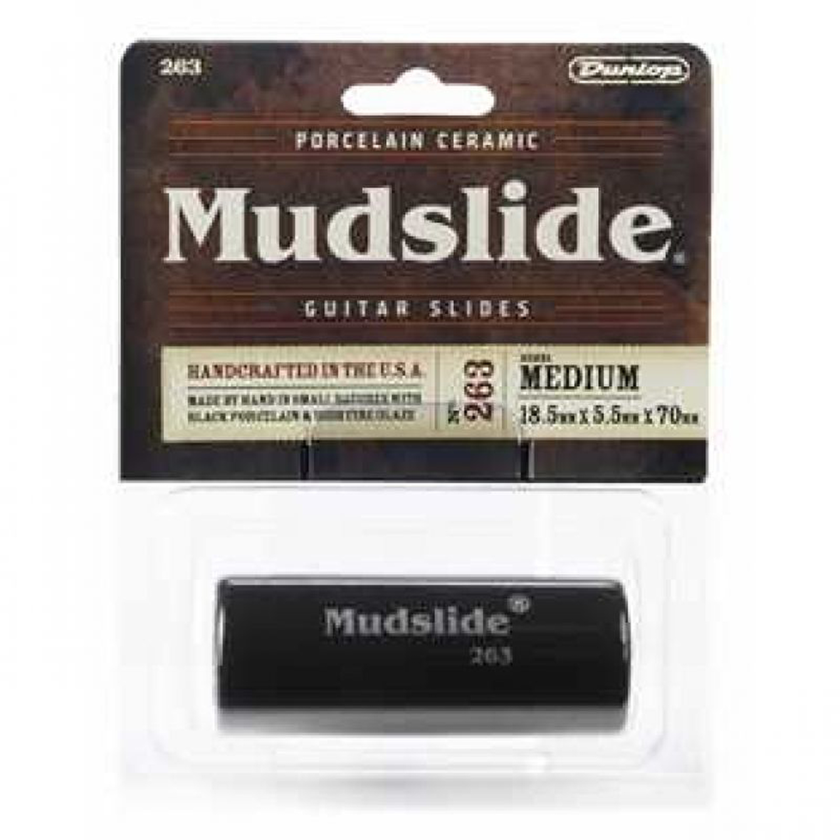 Jim Dunlop 263SI Mudslide Porcelain Medium Slide