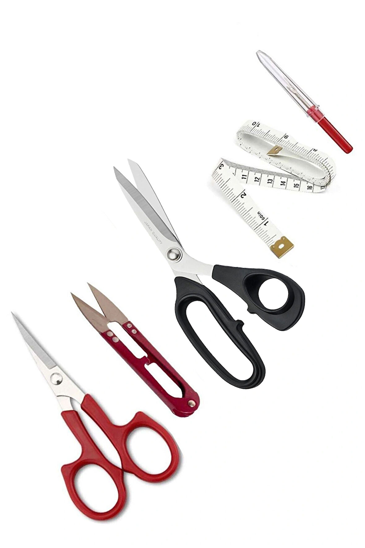 Plastik Saplı 8 No 20.32 Cm Kumaş Kesim Makası Set JPT-8