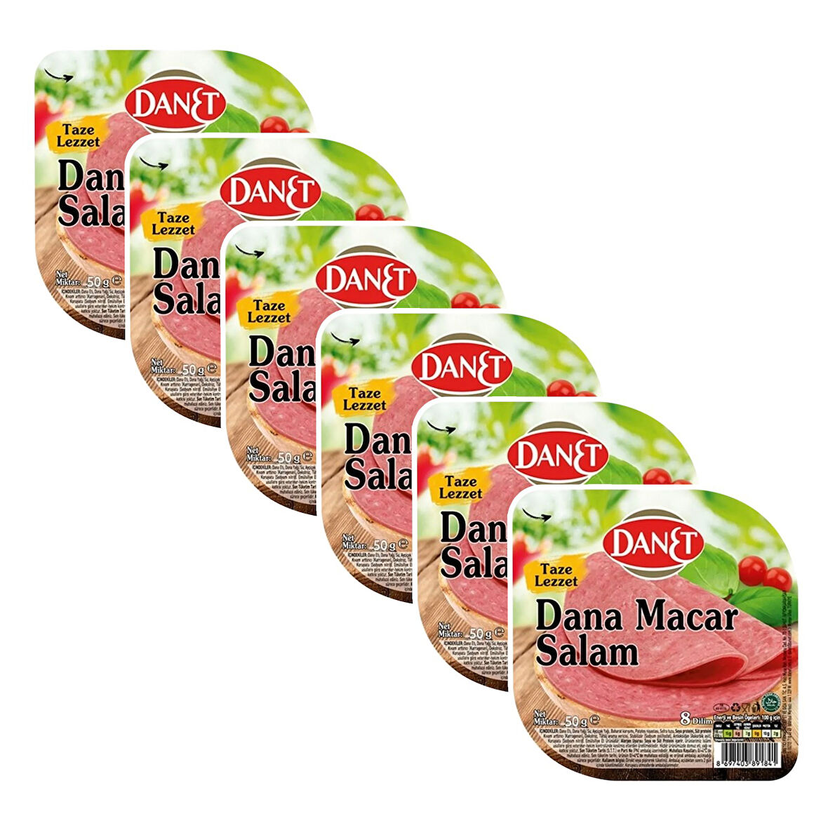 Danet Macar Salam 50 gr x 6 Adet