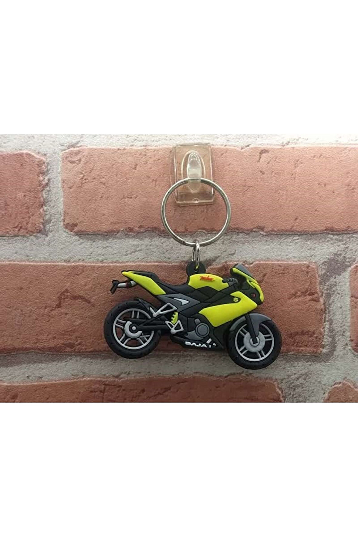 Sarı Renk Bajaj Pulsar Ns 200 Dominar Motorcu Motorsıklet Anahtarlık Hediyelik Aksesuar Şık