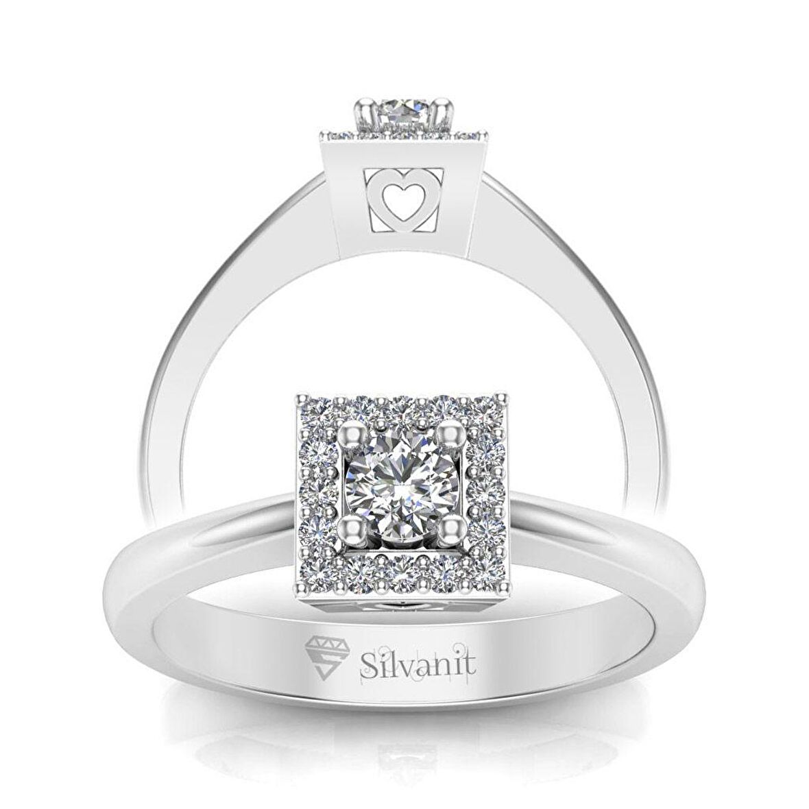 0,20 Karat Pırlanta Fantezi Yüzük