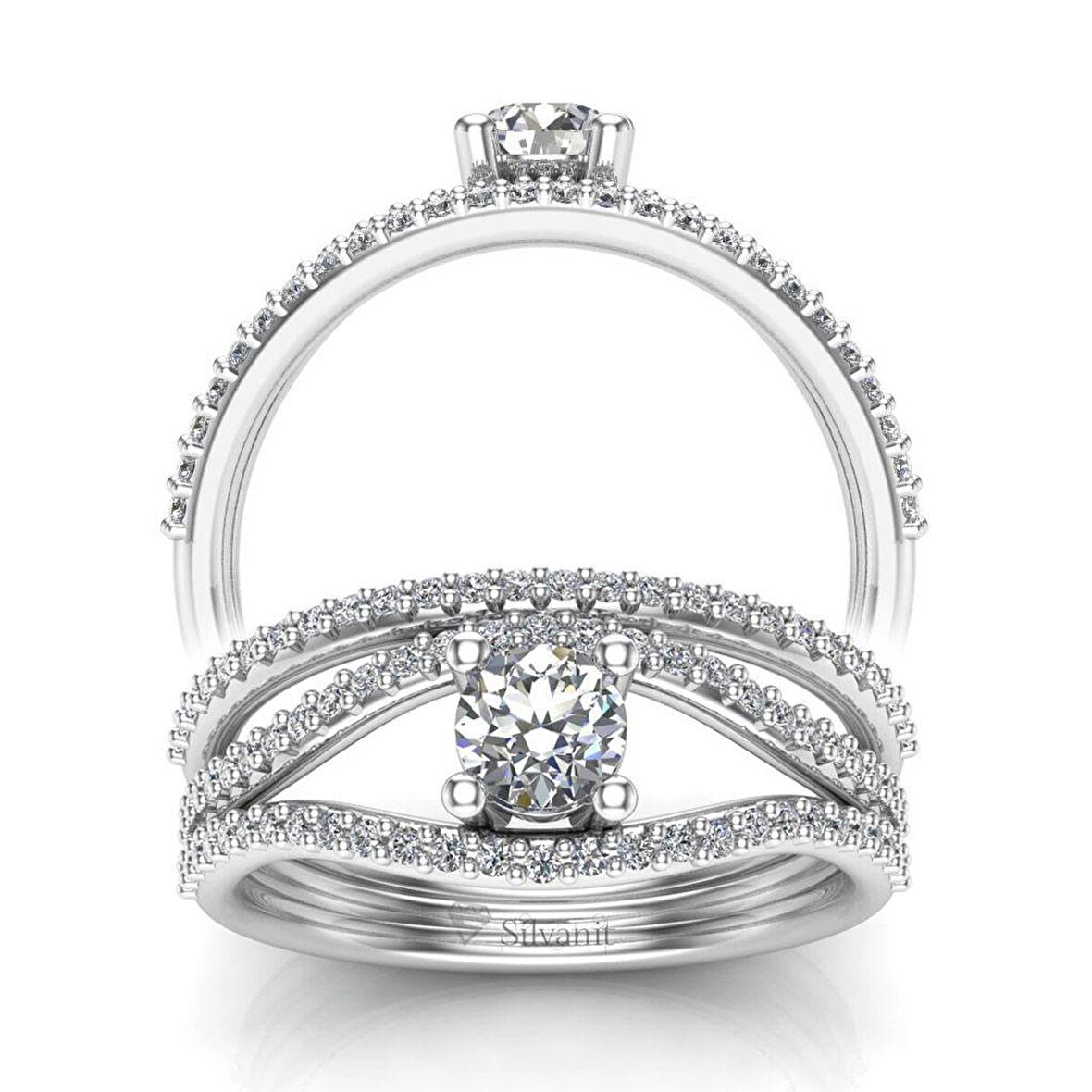 0,60 Karat Pırlanta Fantezi Yüzük