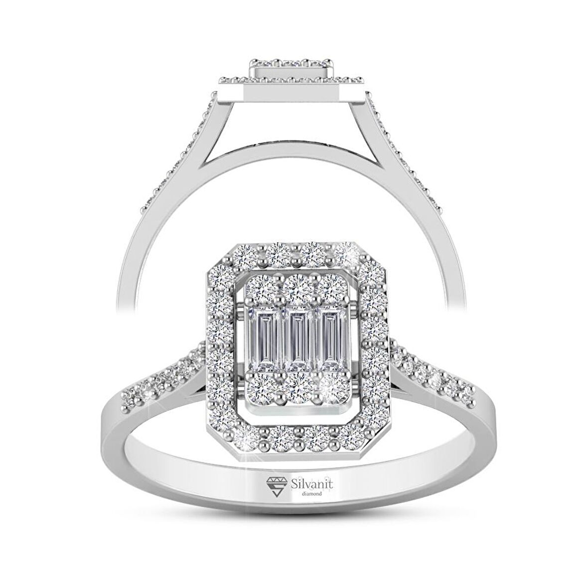 Baget Pırlanta Yüzük