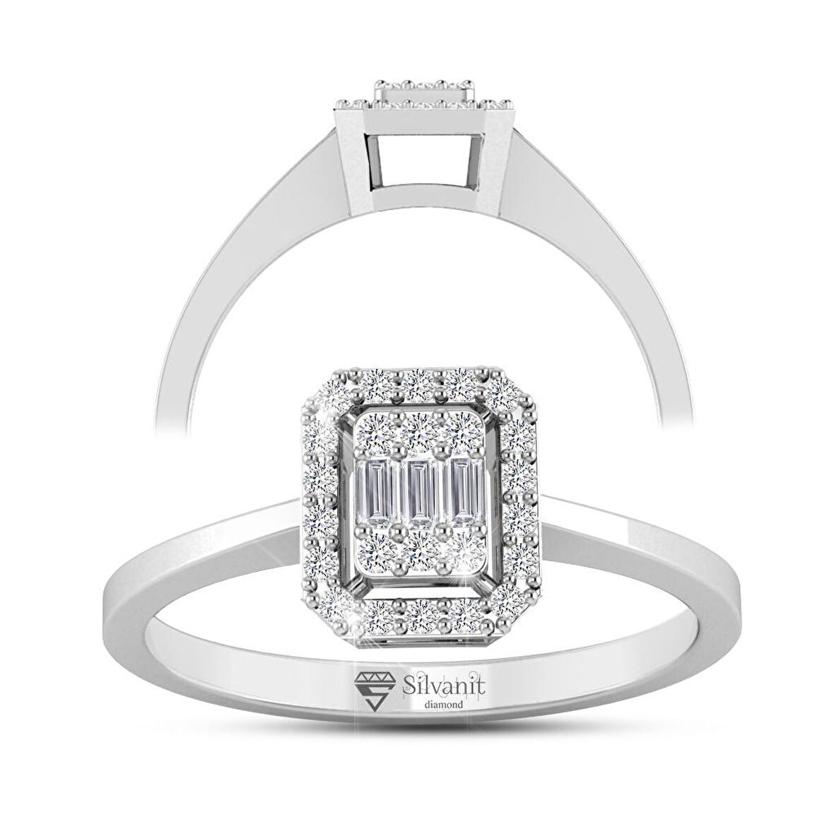 Baget Pırlanta Yüzük