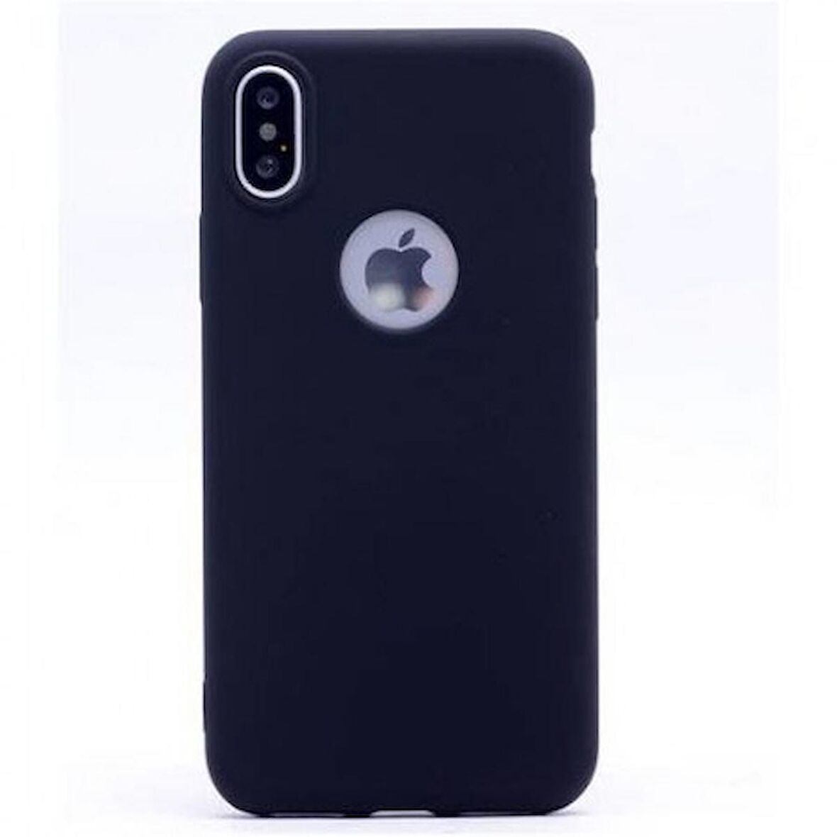 Smcase iPhone XR Kılıf Lüks Silikonlu   Nano Ekran Koruyucu