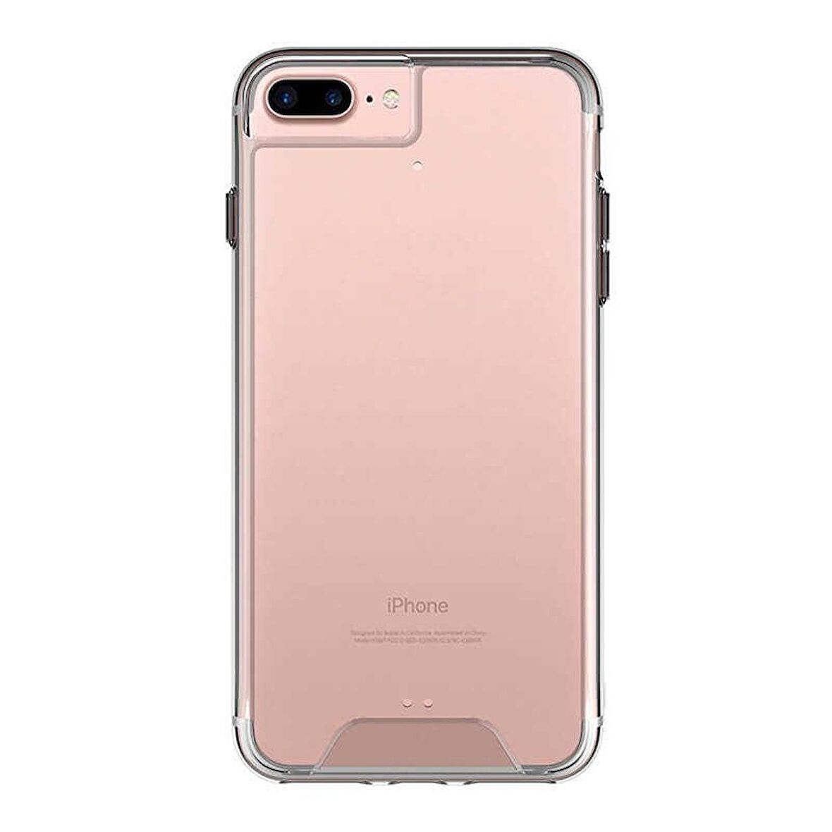 Smcase iPhone 7 Gard Ultra Sert Silikon Kılıf  Nano Ekran Koruyucu