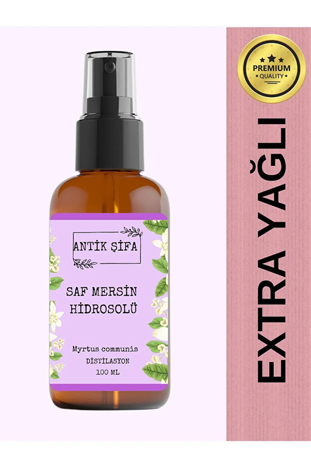 %100 Saf Mersin Suyu - Mersin Hidrosolü 100 Ml