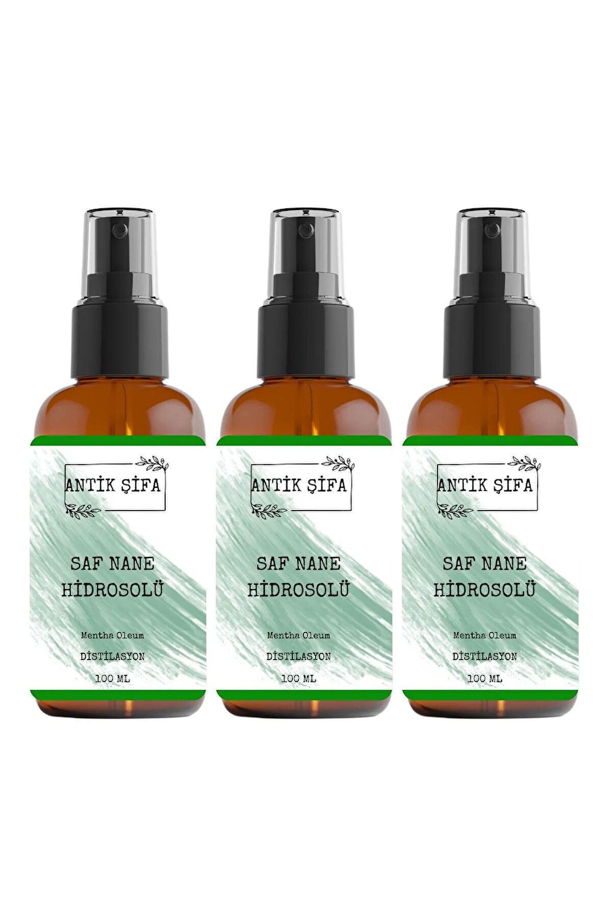 Saf Nane Hidrosolü 300 Ml - (3 X 100 Ml Nane Suyu)