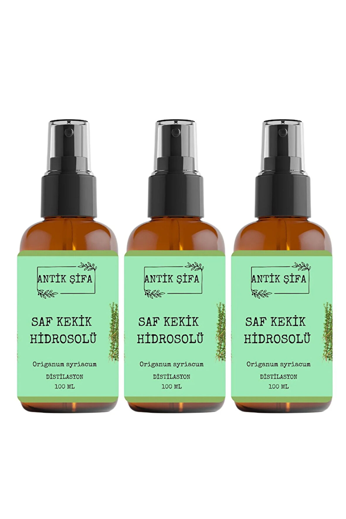 Saf Kekik Hidrosolü 300 Ml - (3 X 100ml Kekik Suyu)