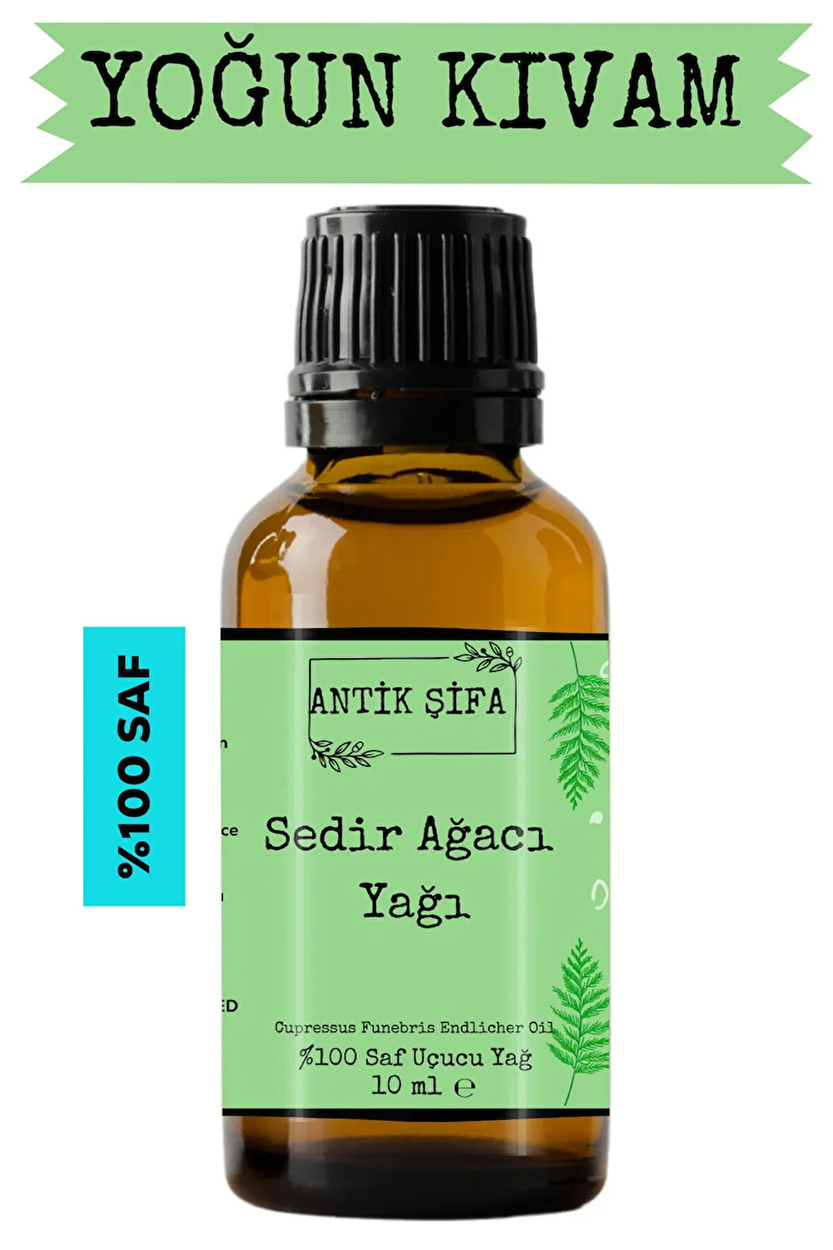 Sedir Ağacı Yağı - 10 ml (SEYRELTİLMEMİŞ, DOĞAL UÇUCU YAĞ)