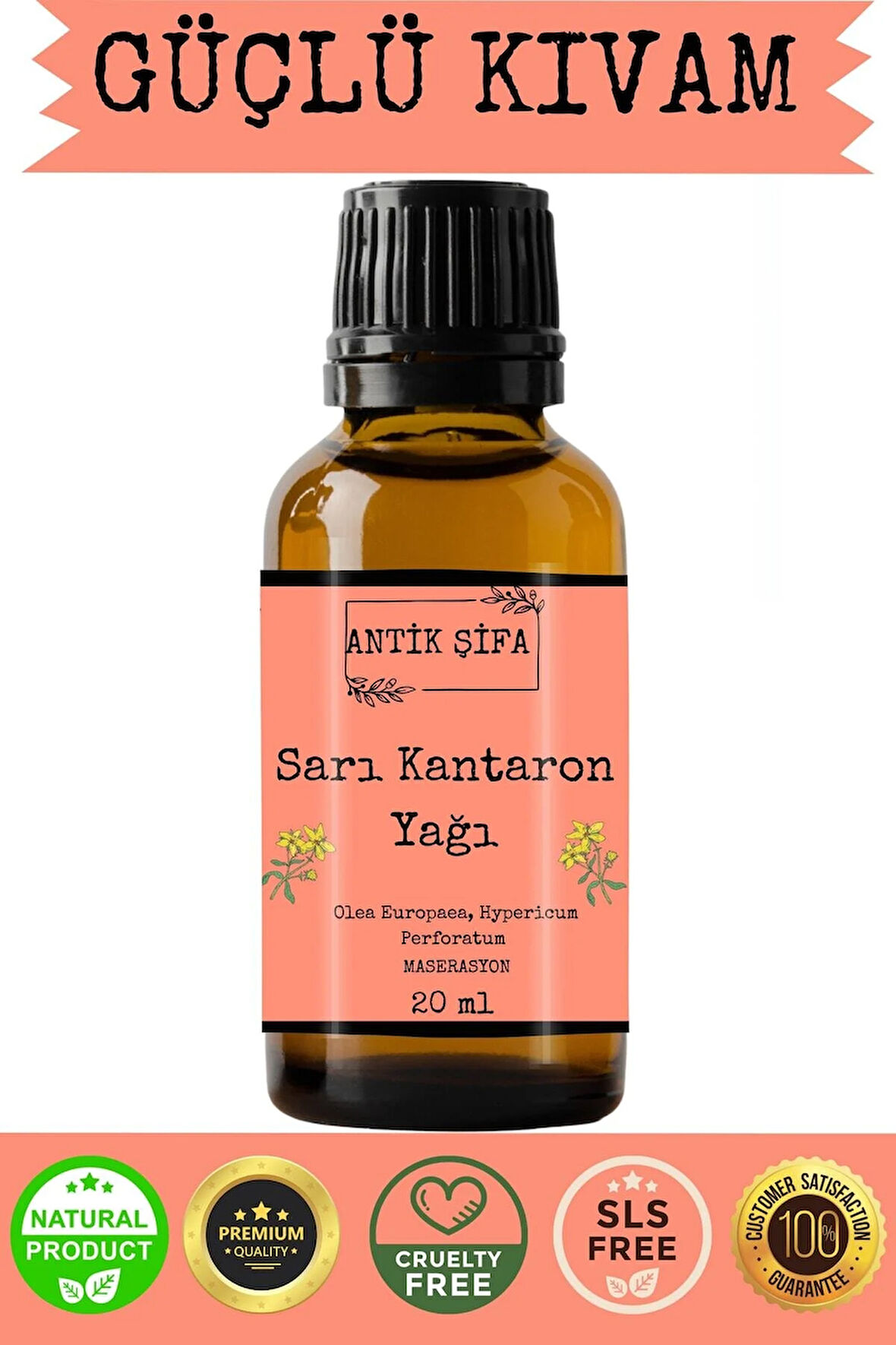 Sarı Kantaron Yağı - (20 Ml)
