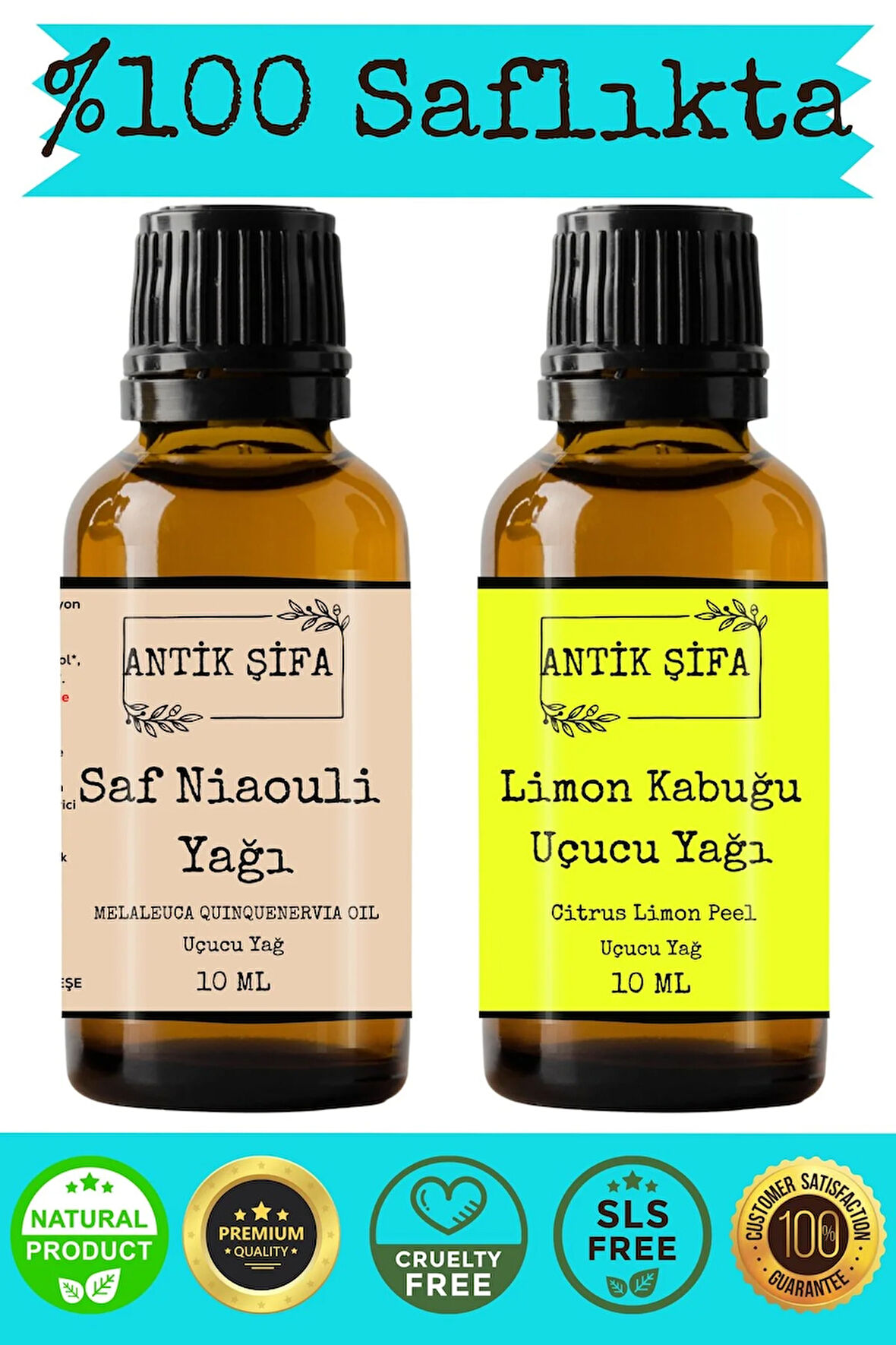 Nioli Yağı Ve Limon Yağı Seti (10 ML 10 ML)- %100 Saf Uçucu Yağ Seti