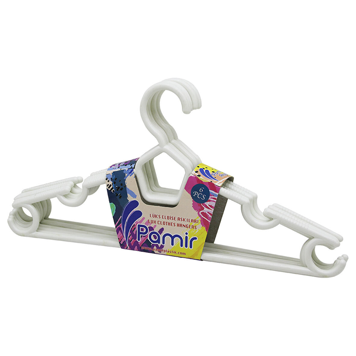 6 PARÇA  PLASTİK KARİZMA ELBİSE ASKI 